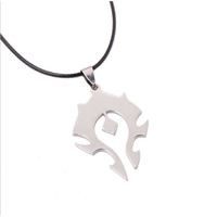 SAUTOIR ET COLLIER WOW World Of Warcraft pour le Logo Horde Badge Col SAUTOIR ET COLLIER WOW World Of Warcraft pour le Logo Horde Badge Col