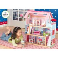 MAISON POUPÉE KIDKRAFT Maison de poupées Chelsea 19 pièces MAISON POUPÉE KIDKRAFT Maison de poupées Chelsea 19 pièces