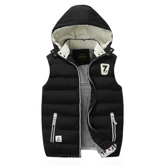 Noir Homme Doudoune Slim A Fit Capuche Doudoune q1wwSdnztx