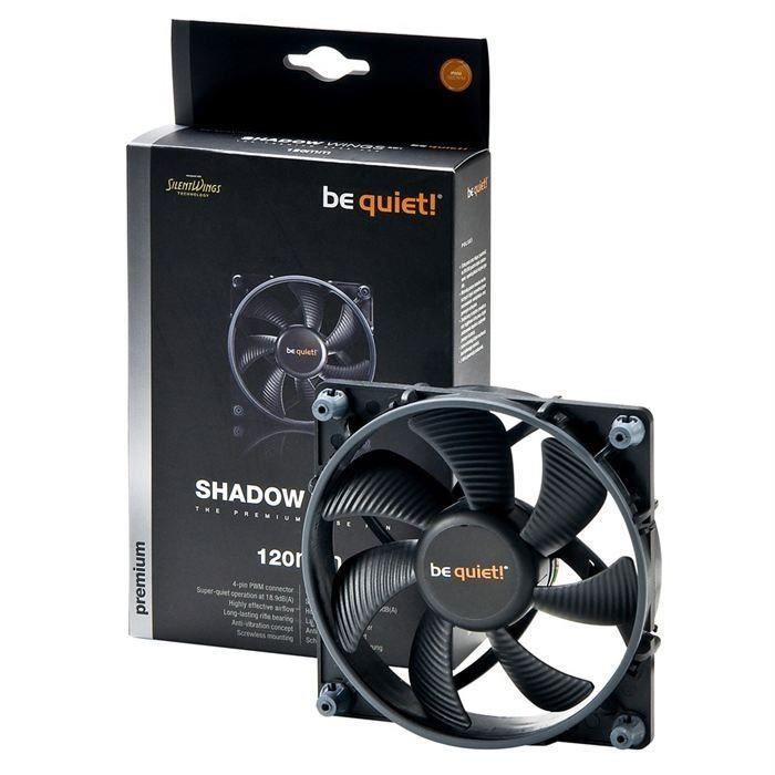 Be Quiet Ventilateur de boîtier SHADOW WINGS - 120mm - Mid-Speed