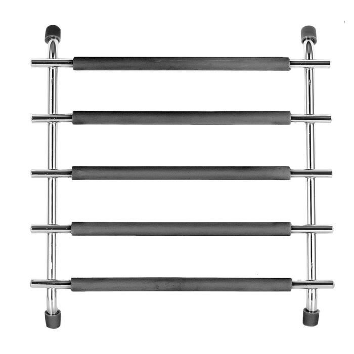 FRANDIS Dessous de plat carré silicone Métal - Gris