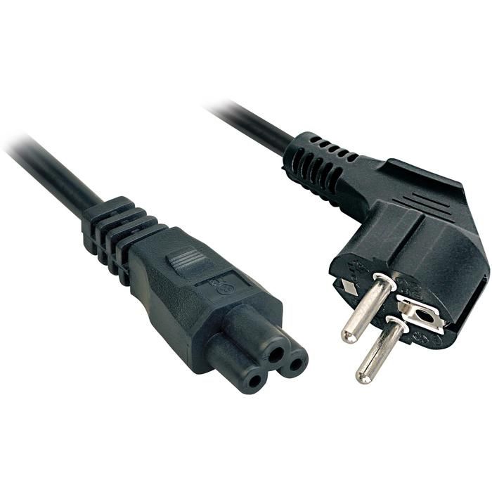 LINDY Câble secteur IEC C5 pour Notebooks - 2m
