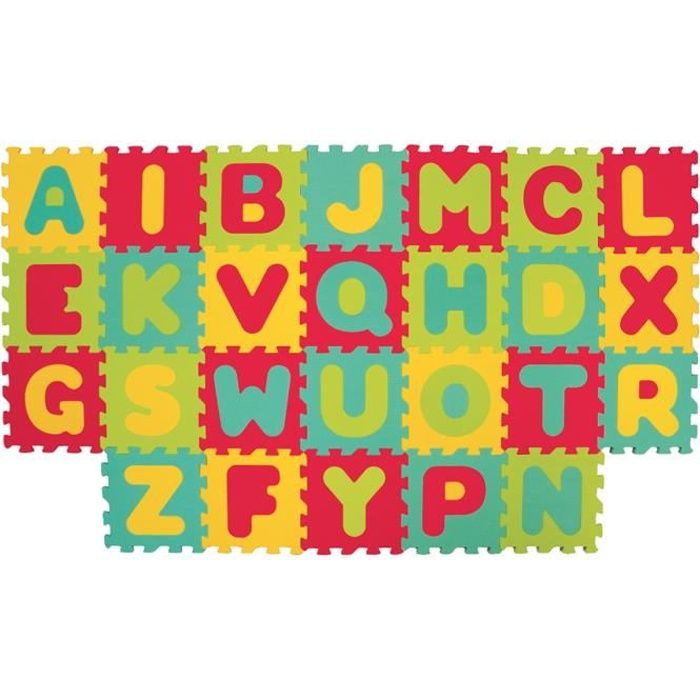 LUDI Tapis Mousse Basic Lettres
