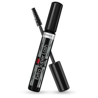 RIMMEL Mascara Extra Super Lash Noir 101 Avec brosse courbee Look naturel a dramatique 8 ml