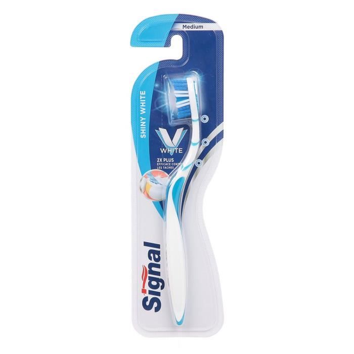 SIGNAL Brosse à dents Shiny white - Medium