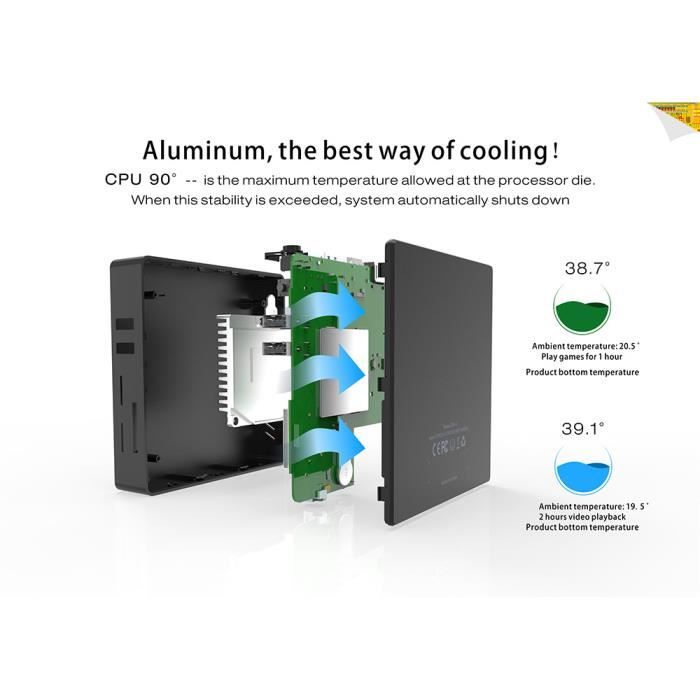 Z83 - V Mini PC Windows-4 GB+ 64 GB-Intel Atom2