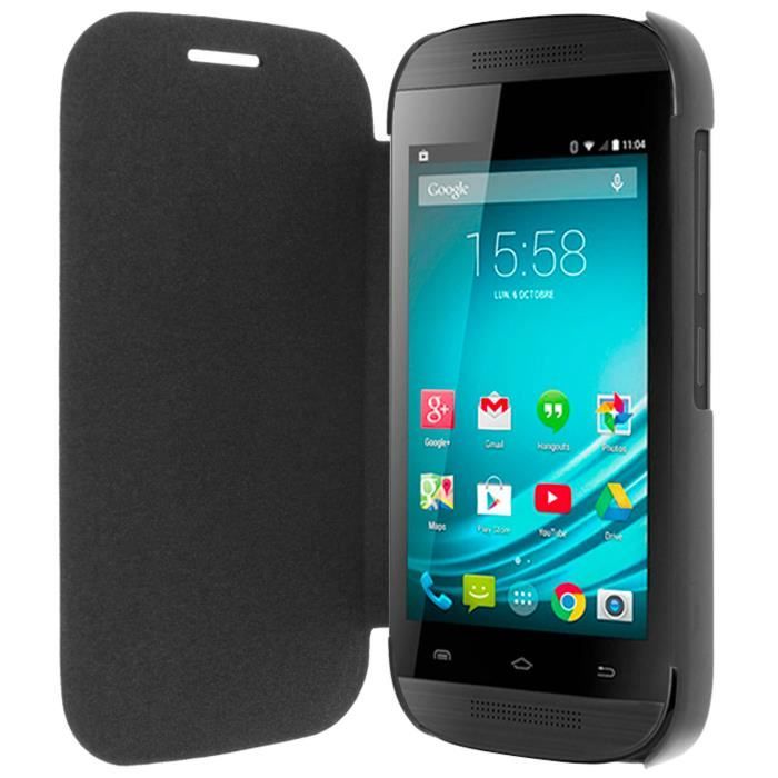 Housse, Etui Folio ultra-slim Original Logicom Logicom L-ement 350 - Noir