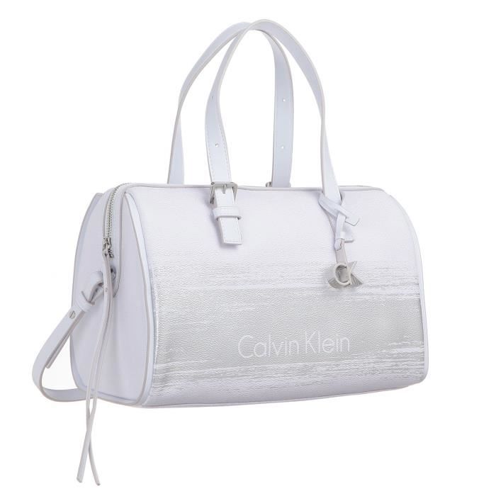 CALVIN KLEIN Sac bowling K60K601535 - MELISSA BRUSHED DUFFLE ARGENT Femme
