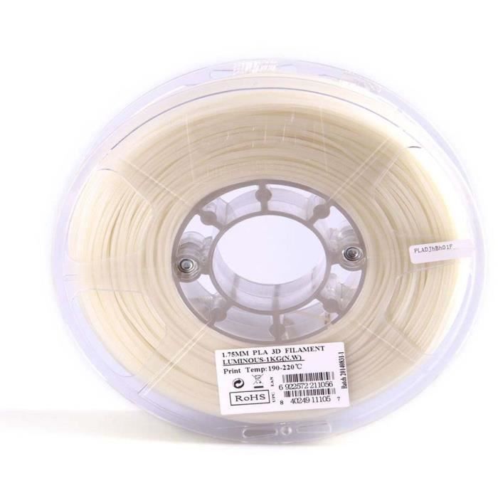 ESUN Filament pour Imprimante 3D ABS ESUN - Phosphorescent Vert - 1,75 mm - 1kg