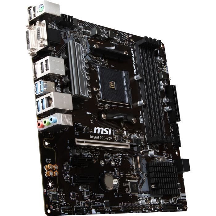 Carte Mère MSI B450M PRO-VDH - AM4