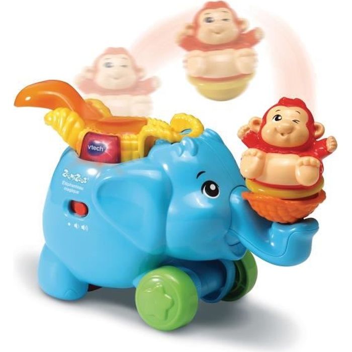 VTECH - 509805 - Zoomizooz - Elephanteau Magique (+ 1 animal)