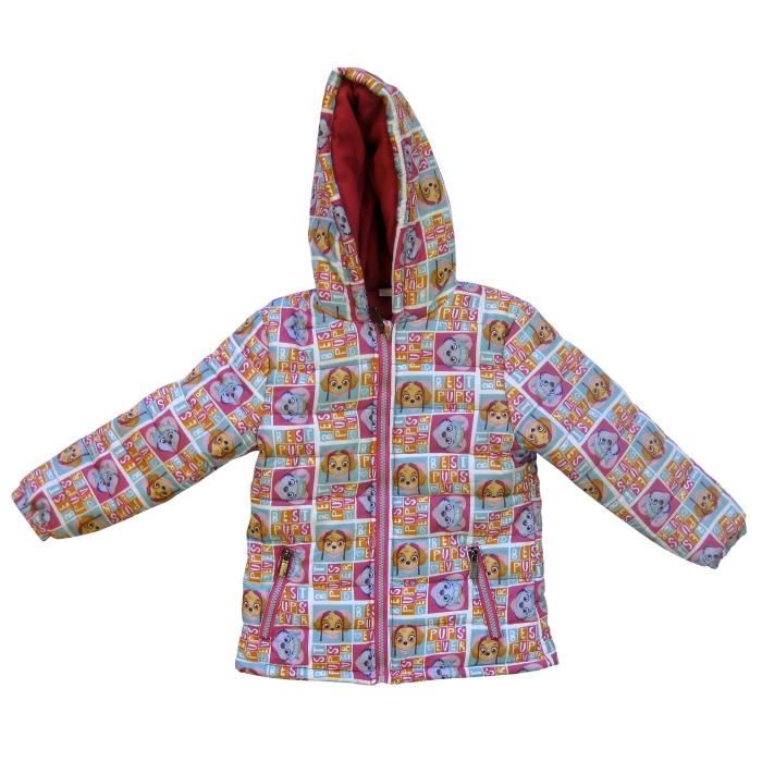 PAT'PATROUILLE Doudoune Rose et everst Enfant Fille