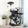 Songmics® Arbre à chat 145 cm niche luxueuse Multi