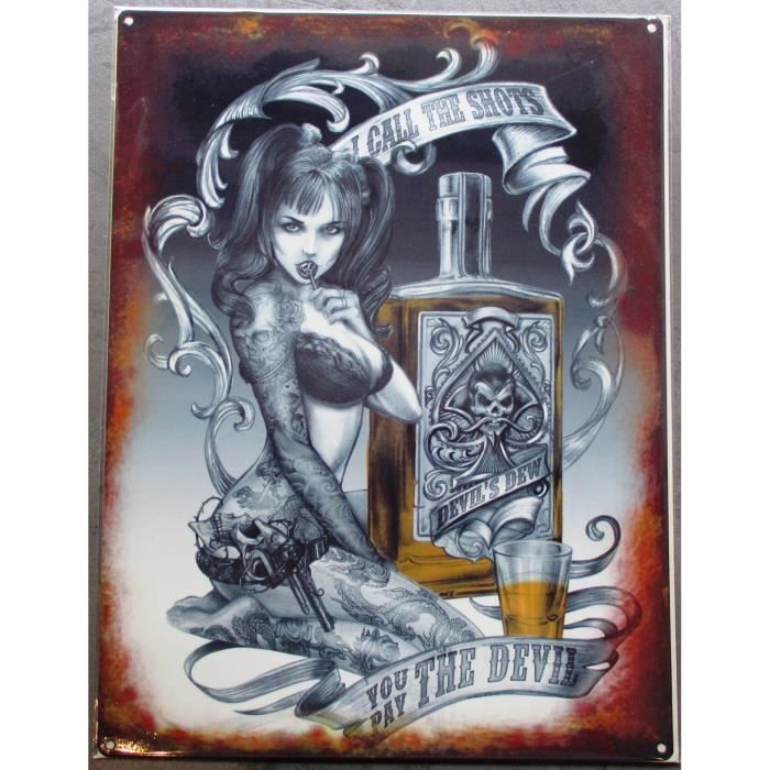 plaque pub metal alchemy pin up tattoo tatouage achat plaque pub metal alchemy pin up tattoo tatouage achat