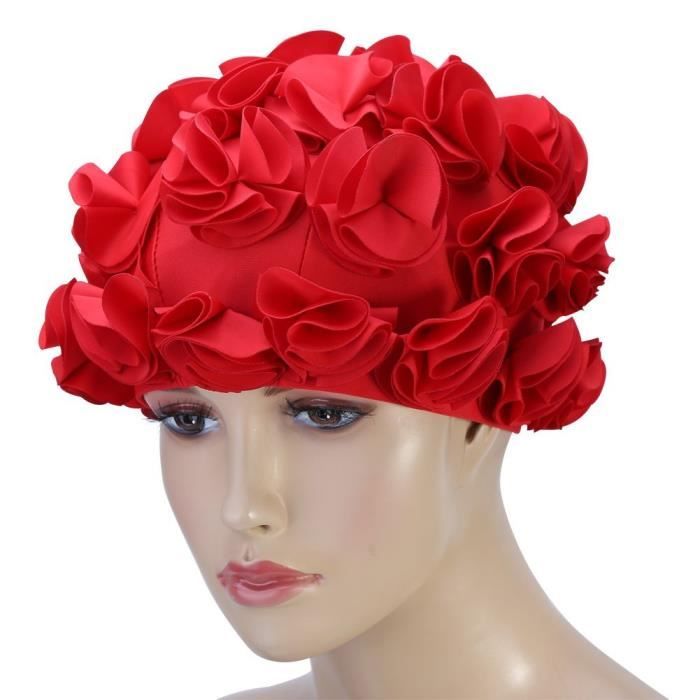 bonnet de bain fleurs vintage bonnet de bain fleurs vintage