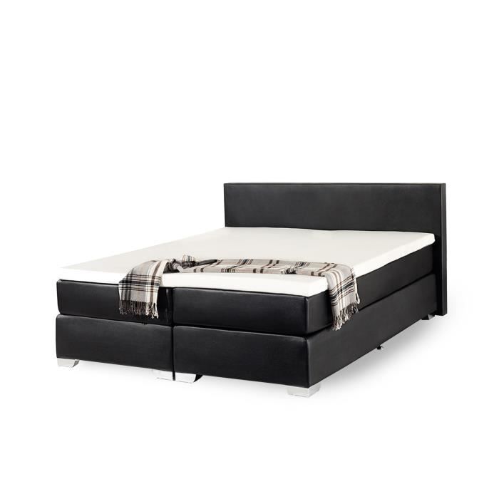 Lit Complet 160x200 Avec Sommier Et Matelas Pas Chernull