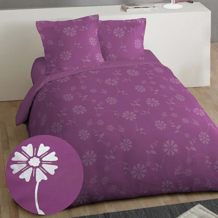 Parure de Lit violet - Achat / Vente Parure de Lit violet ...