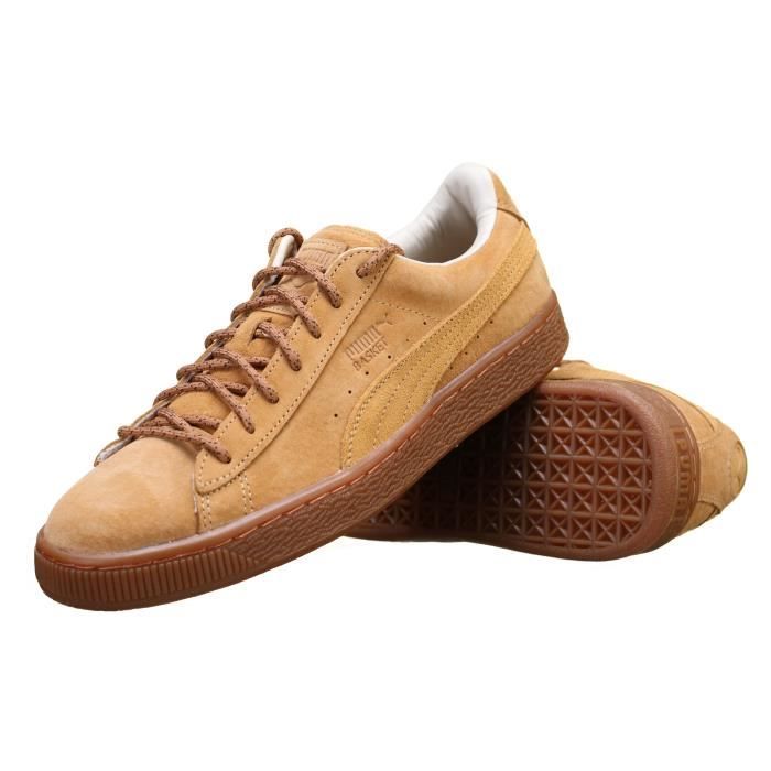 puma basket winterized beige puma basket winterized beige