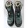 Chaussures cuir vert femme