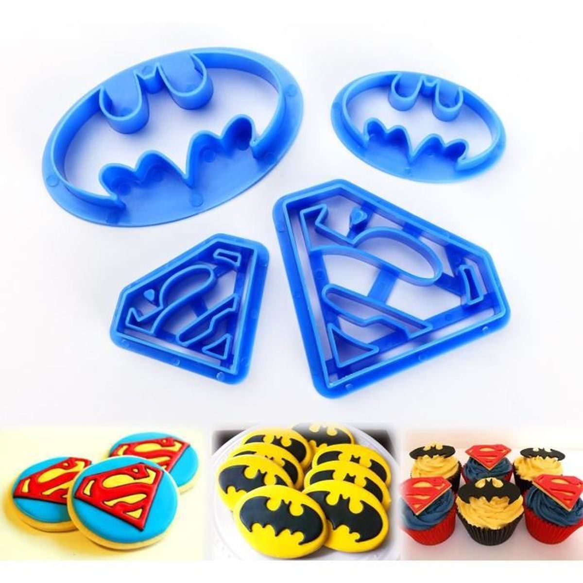 mega deal 4 emporte pices super hros dcorations de biscuit ptisserie chocolat cookie cutter gteaux outils - Gateau Super Heros mega deal 4 emporte pices super hros dcorations de biscuit ptisserie chocolat cookie cutter gteaux outils - Gateau Super Heros