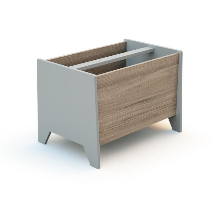 AT4 Bac à jouets - Gris/bois