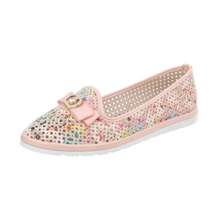 Femme Babouche Rose La Flâneurs Chaussures Noir Beige beige 40 AgxqPddBnw