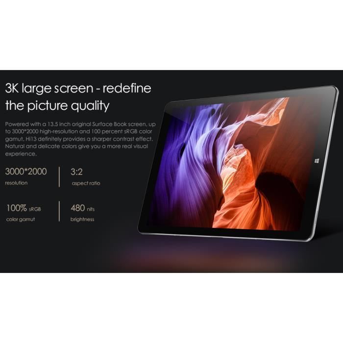 13,5 pouces CHUWI Hi13 Tablet PC Intel Apollo3