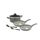 GREENCHEF SOFT GRIP ROCKS Batterie de cuisine 6 pi