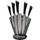 PRADEL Bloc de 5 couteaux Excellence - Lames en ac