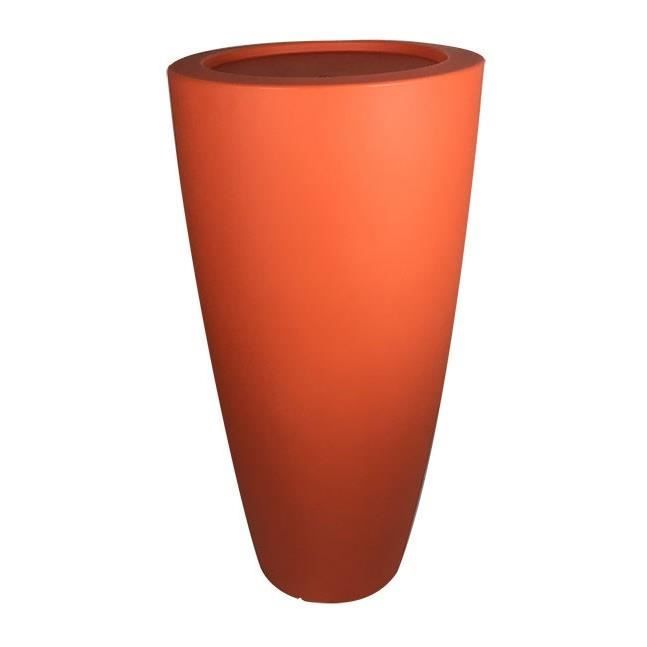 Pot de fleurs conique Delight - 200 L - Orange