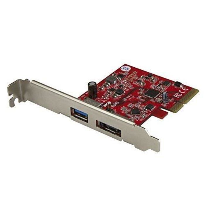 STARTECH Carte contrôleur PCIe à USB 3.1 (10 Gb/s) et eSATA III (6 Gb/s) - Adaptateur PCI Express vers USB 3.1 et eSATA III