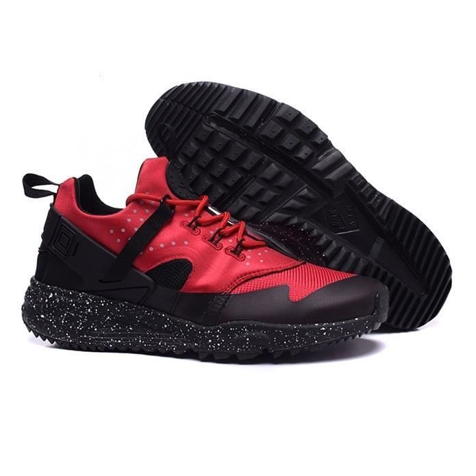 nike air huarache rouge et noir