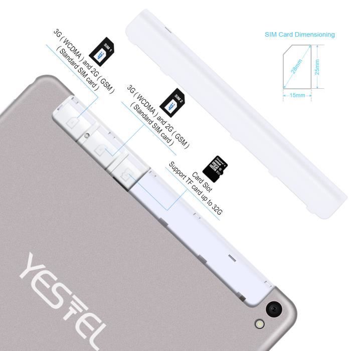 Tablette-4G LTE-Android 8.0-8000mAh-10.1"3