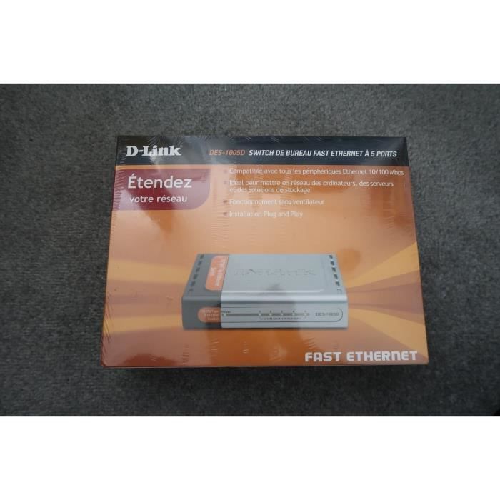 D-Link switch 5 Ports DES-1005D
