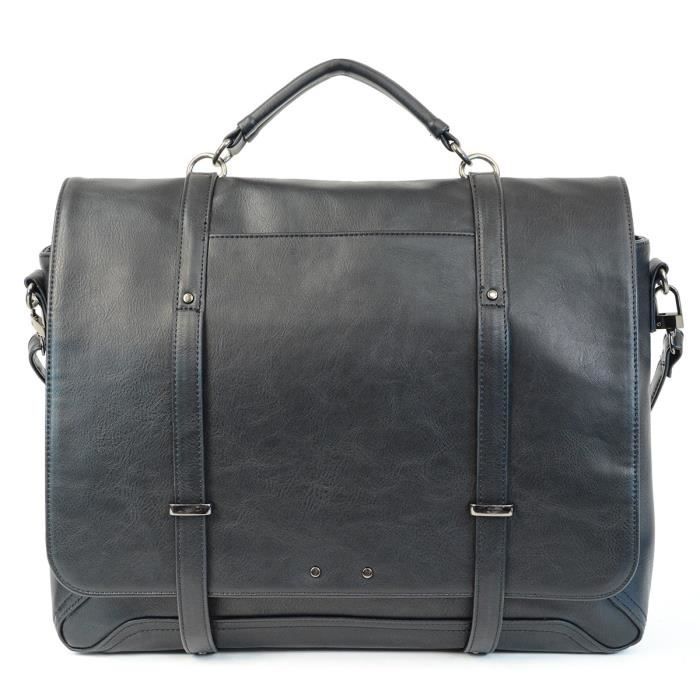 KINSTON - Cartable Mixte MRS & MR TUXEDO Noir