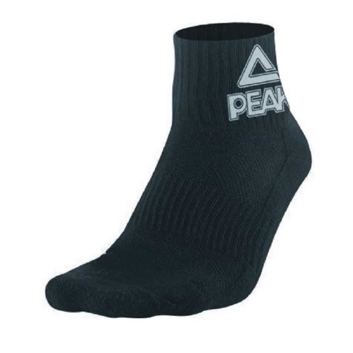 PEAK Lot de 3 Chaussettes basses - Noir