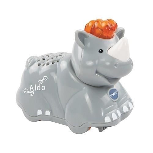 VTECH - Tut Tut Animo - Animaux interactifs - Aldo le Rhino Super Costaud