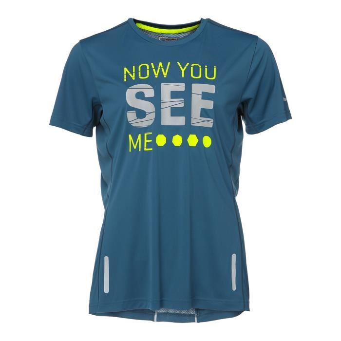 PUMA T-shirt PR Pure NightCat Manches Courtes - Homme - Bleu