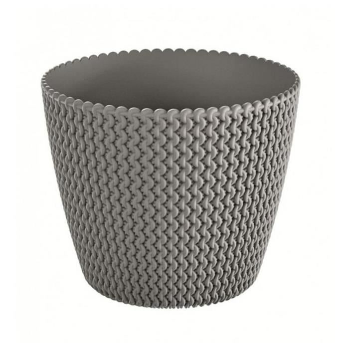 PROSPERPLAST Pot rond Sploty - Ø 259 mm - Vieille pierre