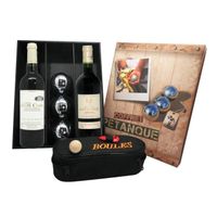 COFFRET CADEAU VIN Coffret Pétanque 2x75cl COFFRET CADEAU VIN Coffret Pétanque 2x75cl