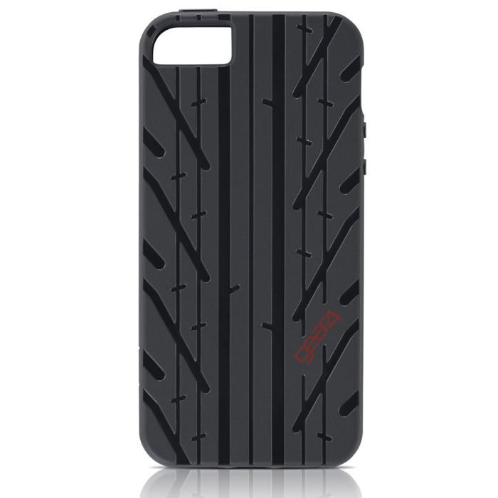 pour iPhone 5   Coque silicone JUMPSUIT TREAD   Résistante aux chocs