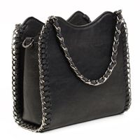 SACOCHE KINSTON - Mini Sac Main REBEL HEART Noir SACOCHE KINSTON - Mini Sac Main REBEL HEART Noir