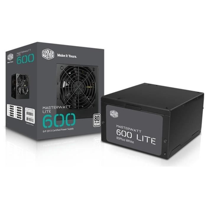 COOLER MASTER Alimentation PC MasterWatt Lite 600 - 80PLUS White