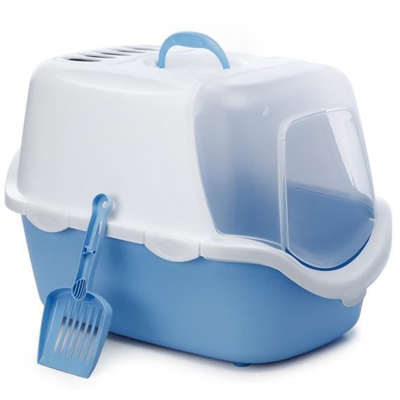 ZOLUX Maison de toilette Cathy - Bleu - Pour chat