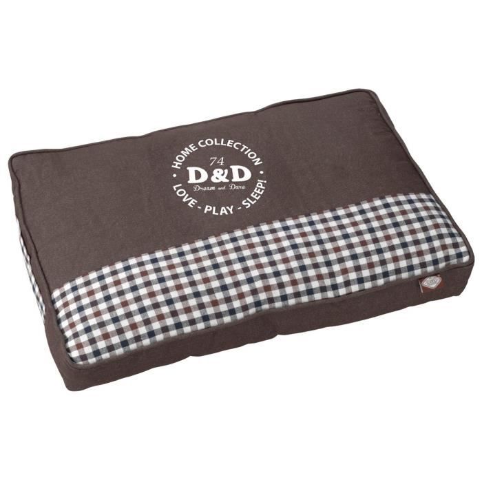 D&D Coussin Sweet Checker Pet-bed - 120 120 x 80 x 8cm