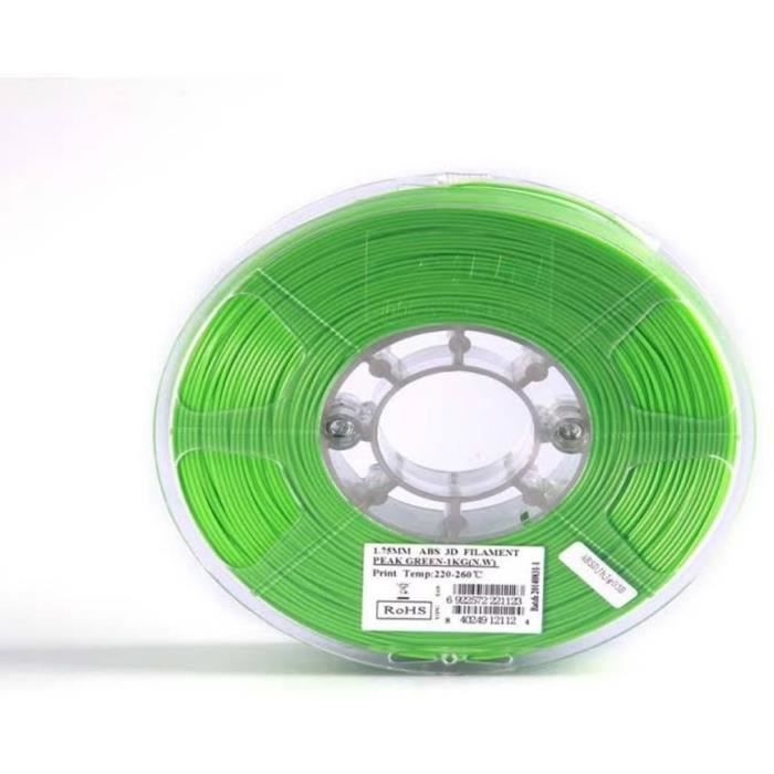 ESUN Filament pour Imprimante 3D ABS - Vert - 3 mm - 1kg