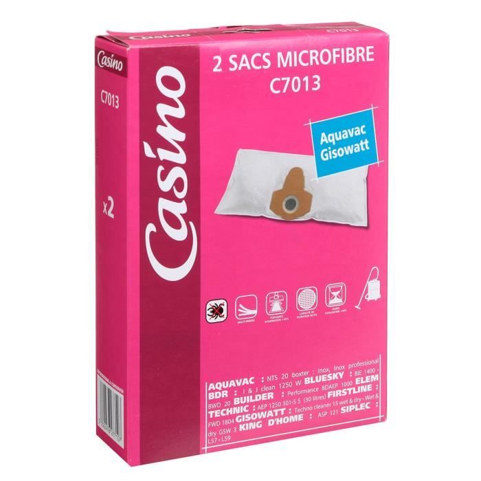 C7013 Sacs microfibre - 2 pièces