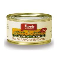 FOIE GRAS PAROLE D'ELEVEURS Bloc de Foie Gras de Canard 150g FOIE GRAS PAROLE D'ELEVEURS Bloc de Foie Gras de Canard 150g
