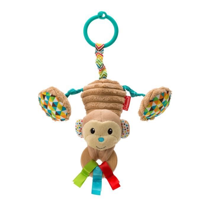 INFANTINO Hochet Vibrant Singe Beige