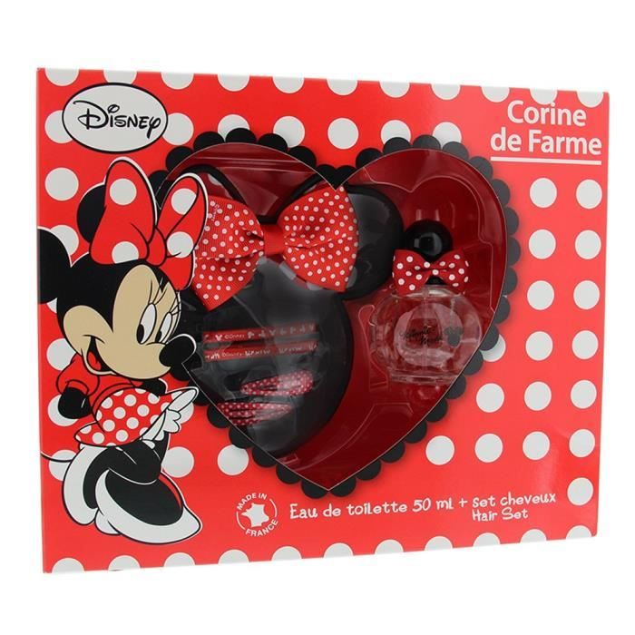 CORINE DE FARME Coffret Disney Minnie Eau de toilette 50 ml + Une trousse + Un set beauté